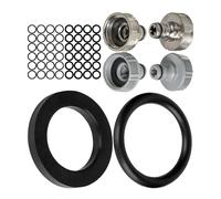 Replacement gaskets mix set, 50 pieces, for G 3/4" inch garden system parts, compatible with Gardena 26.5 mm tap connector, 15280, 18201, 18241, 2801, 938, rubber, Ø 22.3 x 17 O-ring