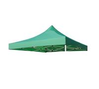 Replacement Gazebo Canopy Waterproof & Windproof Garden Cover UV Protection Sunshade Heat Insulation 3x3m Outdoor Parasol Fabric (Green)