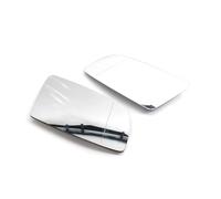 Replacement Glass Car Mirrors For BMW 5 Series E60 E61 E63 E64 2003-2008 Left&Right Side Blue Heated Wing Mirror Glass Wide Angle Rearview Mirror DOOR WING MIRROR GLASS(A palr white)