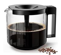 Replacement Glass Carafe for Technivorm Moccamaster 89830 KBG/KBGV/CDG, 1.25L/40oz 10-Cup Coffee Pot, Thicker Borosilicate Glass with Ergonomic Reinforced Handle & Anti-Drip Spout, BPA-Free