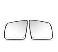 Replacement Glass for Car Mirrors Compatible With Toyota For Sequoia 2008 2009 2010 2011 2012-2017 Car Side For Wing Rearview Mirror Glass Heated With Backing Plate(Right)(A pair)
