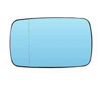 Replacement Glass for Car Mirrors For BMW 3 5 Series E39 E46 320i 330i 325 525i 1997-2005 Door Side Wing Mirror Glass Heated Blue Rearview Wing Mirror Glass(Left)