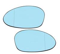 Replacement Glass for Car Mirrors For BMW For E46 3-Series 2000-2007 (Clip In Version ONLY!) Wing Mirror Glass Heated Door Side Clear Rearview Wing Mirror Glass Heate(White L R)