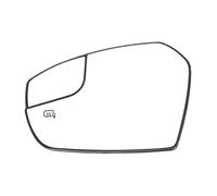 Replacement Glass for Car Mirrors For Escape 2017-2019 GJ5Z17K707G GJ5Z17K707A Car Rearview Side Wing Mirror Heated Glass Wing Mirror Glass Heate(Left)