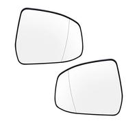 Replacement Glass for Car Mirrors For Focus Second Generation MK2 C307 Facelift 2008-2010 Europe Model Wing Mirror Glass Heated Convex Wide Angle Front Door Wing Mirror Glass(Left Right)
