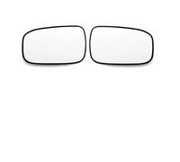Replacement Glass for Car Mirrors For Hon┐da For Accord 7th Generation 2.0 2003-2007 Replace Rearview Mirror Lenses Exterior Side Reflective Glass Lens Round Buckle(A pair heating)
