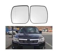 Replacement Glass for Car Mirrors For SUB&ARU For Forester 2008 2009 2010 Car Exteriors Part Side Reflective Lens Rearview Mirror Glass Lenses With Heating(2PCS left and right)