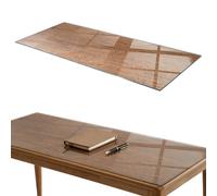 Replacement Glass Table Top Garden Bistro Tables Wooden Plank Design 125x50 cm