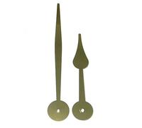 Replacement Gold Metal Screw Fit Extra Long Clock Hands Compatible With Japanese Eyeshaft Quartz High Torque movement Mechanism 170mm