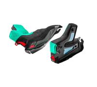 REPLACEMENT GREEN RACING CHEEK PADS FOR HELMET VISOR X-LITE X-803 / ULTRA / RS U