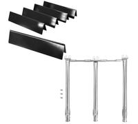 Replacement Grill Burner 69787 and for flavorizer Bars for Weber for spirit 300 Series E315 S330 - High Performance Stainless Steel Parts(B)