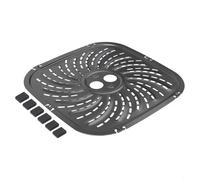 Replacement Grill Plate for PowerXL 8QT Air Fryer For Vortex Pro Plus Carbon Steel Tray with Handle and Nonstick Coating for Easy Cleaning (24 * 24cm)