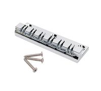 Replacement Guitar Bridge Fixed Harp Bridge with Mounting Screws for 12 String Anchor Type Electric Guitar