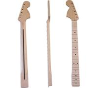 Replacement Guitar Neck 22-fret 6-string Left-handed Neck With Big Head And Maple Rosewood Fingerboard Modified Instrument(Wood color)
