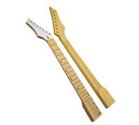 Replacement Guitar Neck 7-string Left-hand White Head 24-fret Original Canadian Maple 6.4 Width DIY Professional Modified Guitar Handle
