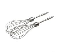 Replacement Hand Mixer Beaters for Kenwood, Stainless Steel Whisks for Mousse and Meringue Preparation (12 wire rods*)