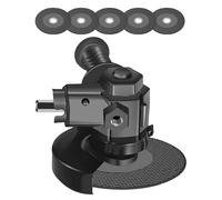 Replacement Handheld Electric Drill to Angled Grinder Conversion Head Adapter for Household Woodworking Accessories High Hardness Carbon Steel Adapter