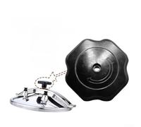 Replacement Handle Button with Spiral Cover for Pressure Cookers Featuring 15 17 or 19mm Inner Diameter Fit (17mm)