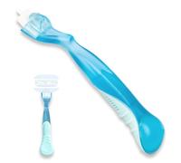 Replacement Handle Compatible with Gillette Venus, Comfort Glide Razor Handle Non-slip Ergonomic Handles for Women (Blue)