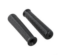 Replacement Handle Covers 30mm Black Rubber Grips Non-Slip Shock Absorbing for Wheelbarrow Hand Truck Garden Trolley Pair(114x10mm)