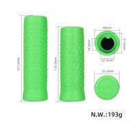 Replacement handle grips for MAX G30 electric scooter, made of silicone rubber with textured to prevent slipping during rides (Green)