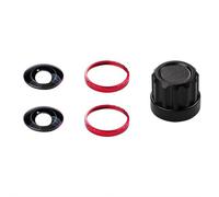 Replacement HD Optical Lenses compatible with Insta360 X5 Camera - Removable Lens Set Accessories (red ring double set)
