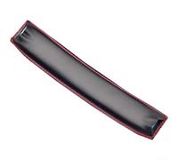 Replacement Headband Cover for Gaming Headset featuring Memory Foam Cushion Dark Tone Leather(Black/Red)
