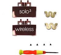 Replacement Headband Hinge Clip Cover + Pin Repair Parts Kits Set Accessories Compatible with Solo3 Wireless Solo2 Wireless Over-Ear Headphones (Rose Gold)