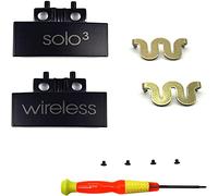 Replacement Headband Hinge Clip Cover + Pin Repair Parts Kits Set Accessories Compatible with Solo3 Wireless Solo2 Wireless Over-Ear Headphones (Black)