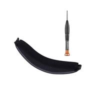 Replacement Headband Pad for QC35 / 35II Over Ear, Black | Premium Soft Protein Leather Headbeam Pad with Screwdriver Tool for QC35 / 35II Headphones Secures Fit