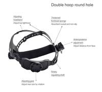 Replacement Headgear for Miller Welding Hood Helmets, Adjustable ABS Plastic Welding Helmet Headband with Round and Square Hole Options, Standard Size Fit for Various Head Shapes