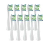 Replacement Heads，Compatible for Oclean Flow/X/X PRO/ Z1/ F1/ One/Air 2 /SE Brush Soft Sonic Toothbrush Vacuum(10 White)
