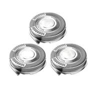 Replacement Heads, Compatible For Philips, Series 5000 Shavers S5210 S5370 PT730 AT810 Electric Razors SH50(3pcs)