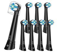 Replacement Heads Compatible with Oral B iO 3 4 5 6 7 8 9 10 Series Electric Toothbrush,Toothbrush Heads Compatible with Braun Oral B iO Replacement Heads with Medium Bristles,Black