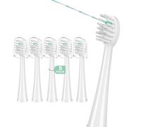 Replacement Heads for Water Pik Sonic Fusion 2.0 SF-03/SF-04 and Sonic Fusion SF-01/SF-02,White,5 Count with Cover