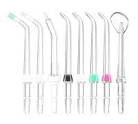 Replacement Heads for Waterpik, 8 Pcs Oral Irrigator Nozzle Set, Flosser Replacement Tips for Waterpik Water Flosser, Replacement Jet Tips Kit, Flosser Refill Heads for Cleaning Teeth