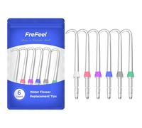 Replacement Heads for Waterpik, Replacement Picks for Water Pik Water Flosser (6 Implant Denture Tips)