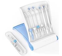 Replacement Heads for Waterpik, Replacement Picks for Water Pik Water Flosser (8 Tips Combo + Storage Case + Travel Case Bundle)