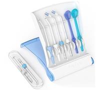 Replacement Heads for Waterpik, Replacement Picks for Water Pik Water Flosser (8 Tips Combo + Storage Case + Travel Case Bundle)