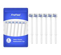 Replacement Heads for Waterpik Water Flosser (6 Toothbrush Tips)