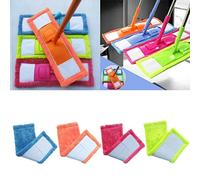 Replacement Heads Microfibre Mop Washable Refill Dust Floor Cloth Cleaning Pads Washable Cleaning Sweeper Pad Wet & Dry Types of Flooring (Random Color)