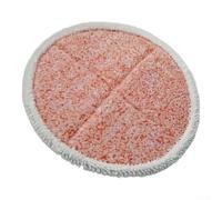 Replacement Heavy Scrub Mop Pads Compatible With For Bissell For Spinwave Hard Floor Cleaner Orange Microfiber Cloths For Tiles Wood Laminate Marble Surfaces Pack Of 5
