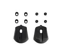 Replacement Heel Pads, Non-Slip Design, Black, Cycling Shoe Pads, Shoe Heel Cushion, Easy Replacement, for Cycling, Indoor, Outdoor, Commute, Training, Race, Workshop, Travel, Home Use