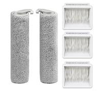 Replacement HEPA Filter and Brush Roller Kit for Haier Z9 Pro, Z10 Pro, E9 Scrubbers, Microfiber Cleaning Rollers with Advanced Dust Capture