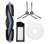 Replacement Hepa Filter Main Side Brush Back Cover Mop Compatible with Ecovacs Deeboot X1 Robot Vacuums Accessory (Set J)