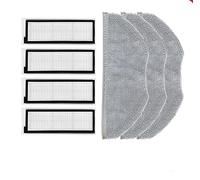 Replacement Hepa Filter Mop Rag Cloth Pad Compatible with Qihoo 360 S9 Series X90 X95 Robot Vacuum Cleaner Accessories (Set B)