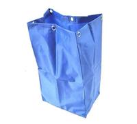 Replacement High Capacity Cleaning Cart Bag,20 Gallon,Waterproof, House Cleaning Commercial Cleaning Cart Bag,For use with Hotel Commercial Cleaning Cart and housekeeping carts (Blue)