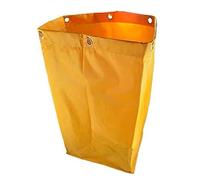 Replacement High Capacity Cleaning Cart Bag, 20 Gallon, Waterproof, Yellow, For use with Hotel & Commercial Cleaning Carts
