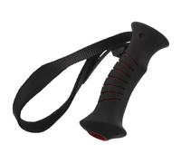 Replacement Hiking Pole Handle Grip for Crutches and Walking Canes | Plastic Universal 18 Section Design, Ergonomic Structure, with Wrist Strap and Cane Lanyard for Outdoor Use