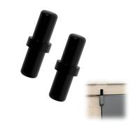 Replacement Hinges for Keter Factor Sheds - All-Weather Heavy Duty Door Hinge Pin Repair Kit, Weather-Resistant Reproduction Parts for Outdoor Storage Shed (Black), 2 PCS